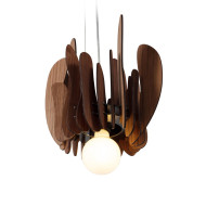 Подвесной светильник Accretion Lamp, американский орех