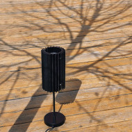 Настольный светильник Rotor Table Lamp, дуб черный/ черный
